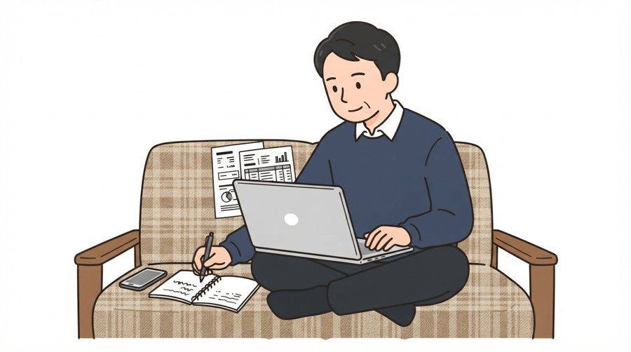 オンラインで見積もり内容を確認する様子
